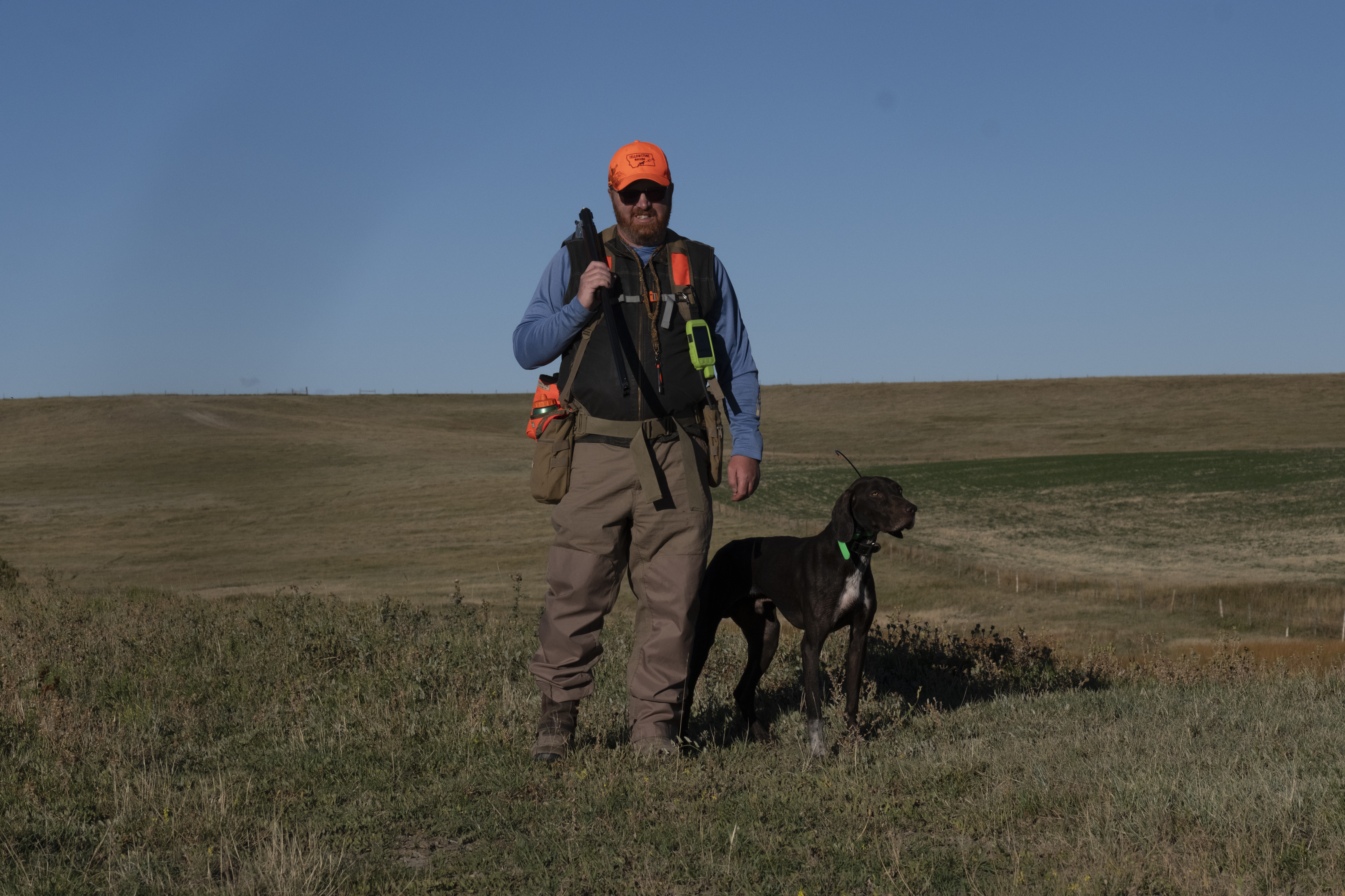 Dustin with Training Dog